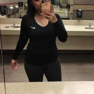 Nike pro long sleeve.